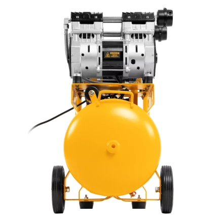 Компрессор безмасляный, малошумный Denzel DLS 1500/50, 1500 ВТ, 2x750, 50 л, 260 л/мин купить в Урае