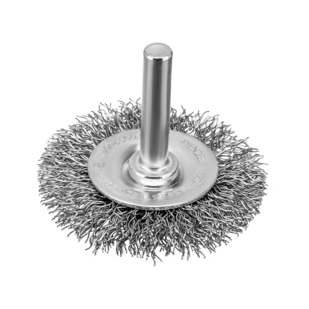 Набор щеток для дрели, 1 Плоская 50мм, 2 Чашки 25-50мм, шпилька, нерж. вит. проволока Denzel 74491 купить в Урае