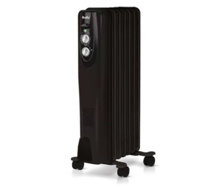 Маслянный радиатор обогреватель электрический BALLU Classic black BOH/CL-07BRN 1500 купить в Урае