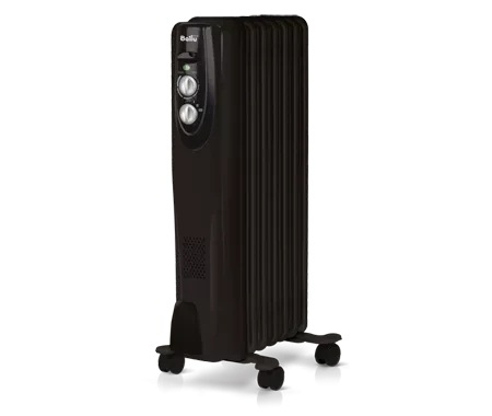 Маслянный радиатор обогреватель электрический BALLU Classic black BOH/CL-07BRN 1500 купить в Урае