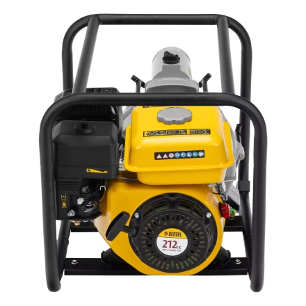 Мотопомпа бензиновая для грязной воды Denzel PX-80D7 99206, 7 л.с., 3&quot;, 1300 л/мин, глуб 8 м,напор 30 м купить в Урае