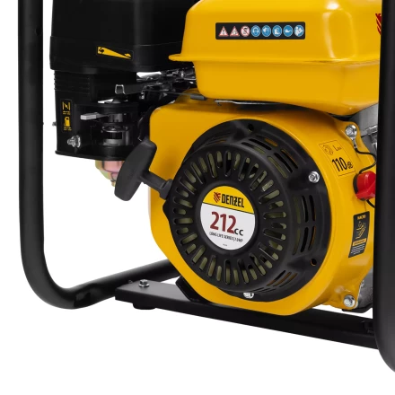 Мотопомпа бензиновая для грязной воды Denzel PX-80D7 99206, 7 л.с., 3&quot;, 1300 л/мин, глуб 8 м,напор 30 м купить в Урае