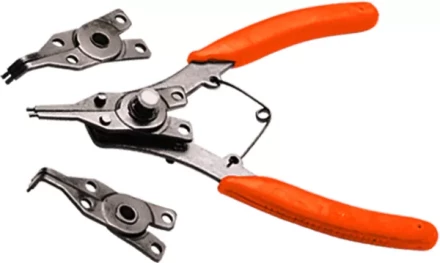 Съемник  для стопорных колец с насадками, 150 мм, универсальный SPARTA 183505 купить в Урае