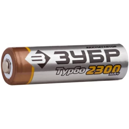 Аккумулятор ЗУБР с низким саморазрядом &quot;АА&quot;, 2300 мАч, никель-металлгидридный, 2шт 59277-2C купить в Урае