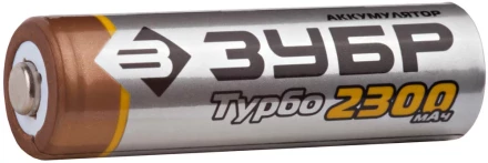 Аккумулятор ЗУБР с низким саморазрядом &quot;АА&quot;, 2300 мАч, никель-металлгидридный, 2шт 59277-2C купить в Урае