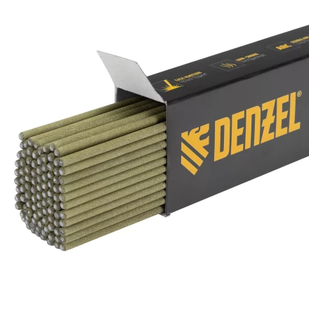 Электроды Denzel DER-46 Goldline, диам. 3 мм, 2,5 кг, рутил-целлюлозное покрытие 97506 купить в Урае