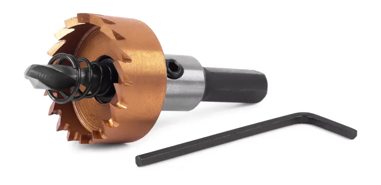 HSS-TiN коронка MESSER  27мм с центр. сверлом и толкающей пружиной для  лист. материала  до 2 мм ц/х купить в Урае