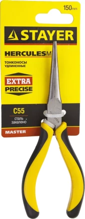 Тонконосы STAYER &quot;MASTER&quot; удлиненные &quot;HERCULES&quot; &quot;MINI&quot;, 150мм 2218-1_z03 купить в Урае
