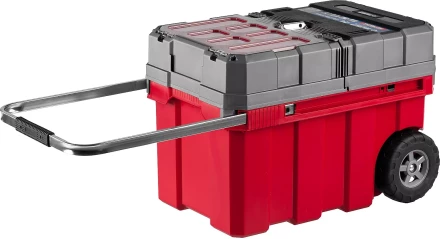 Ящики для инструмента на колесах МЕГА-БОКС серия ПРОФЕССИОНАЛ цвет черный купить в Урае