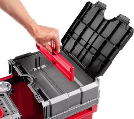 Ящики для инструмента на колесах МЕГА-БОКС серия ПРОФЕССИОНАЛ цвет черный купить в Урае
