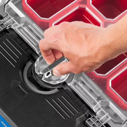 Ящики для инструмента на колесах МЕГА-БОКС серия ПРОФЕССИОНАЛ цвет черный купить в Урае