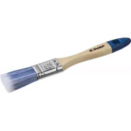 Кисть плоская  ЗУБР &quot;АКВА-МАСТЕР&quot;, искусственная щетина, деревянная ручка, 25мм 4-01007-025 купить в Урае