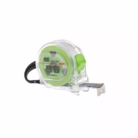 Рулетка Кварц, прозрачный корпус, амортизатор, 5 м х 19 мм  СИБРТЕХ 32521 купить в Урае