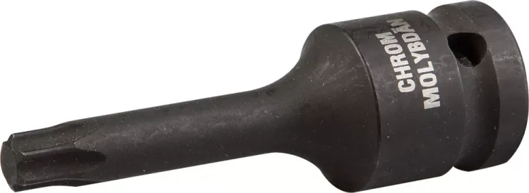 Торцовая головка KRAFTOOL "INDUSTRIE QUALITAT" ударная (1/2"), TORX, Cr-Mo, фосфатированная, T45 27952-45_z01 купить в Урае