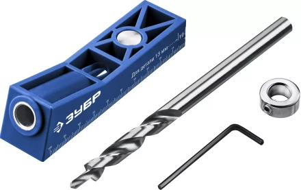ЗУБР одно отверстие, одинарный кондуктор для глухих отверстий, Профессионал (30092) купить в Урае
