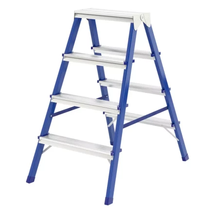 Стремянка двусторонняя 4 ступени стальная Сибртех 97934 купить в Урае