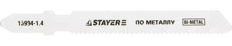 Полотна STAYER "PROFI", T118AF, для эл/лобзика, Bi-Metall, по металлу (1,5-2мм), EU-хвост., шаг 1,4мм, 50мм, 2шт 15994-1.4_z01 купить в Урае