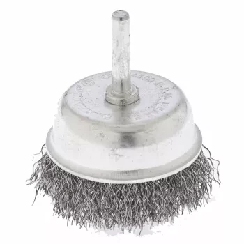 Щетка для дрели 65 мм &quot;чашка&quot; со шпилькой витая проволока  СИБРТЕХ 744777 купить в Урае