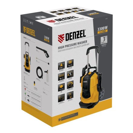 Мойка высокого давления R-230iD 3300Вт, 600 л/ч 58267 купить в Урае