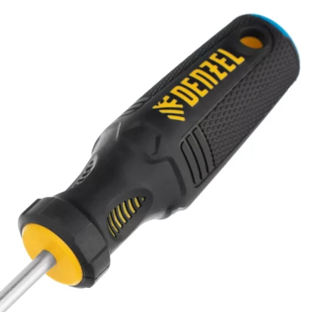 Отвертка SL5x75 мм, CrV, трехкомпонентная рукоятка Denzel 12194 купить в Урае