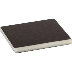 Губка шлифовальная ЗУБР "МАСТЕР" двухсторонняя, мягкий поролон, Р320, 123х98х12мм 35614-320