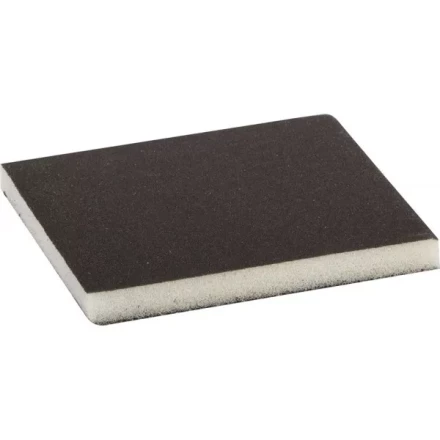 Губка шлифовальная ЗУБР &quot;МАСТЕР&quot; двухсторонняя, мягкий поролон, Р320, 123х98х12мм 35614-320 купить в Урае