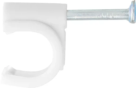 Скобы электроустановочные 6 мм круглый профиль 50 шт  СИБРТЕХ 47516 купить в Урае