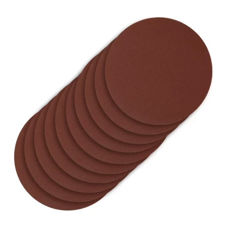 Круг абразивный на ворсовой подложке под &quot;липучку&quot;, P 400, 125 мм, 10 шт Сибртех 738747 купить в Урае