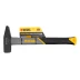Молоток слесарный, 600 г Denzel, кованый, фибергласовая рукоятка c TPR покрытием, 10486 купить в Урае