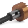 HSS-TiN коронка MESSER  28мм с центр. сверлом и толкающей пружиной для  лист. материала  до 2 мм ц/х купить в Урае