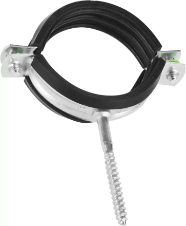 ЗУБР. Хомут трубный оцинкованный, с шурупом, 2&quot;, 1шт 37854-58-63-1 купить в Урае