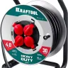 Силовые удлинители на стальной катушке  HEAVY DUTY 4.0, кабель КГ 3х2,5 кв мм 55086-30 купить в Урае