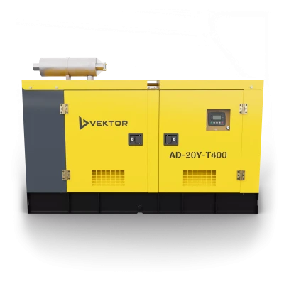 Дизельный генератор Vektor AD-20Y-T400 в шумозащитном кожухе