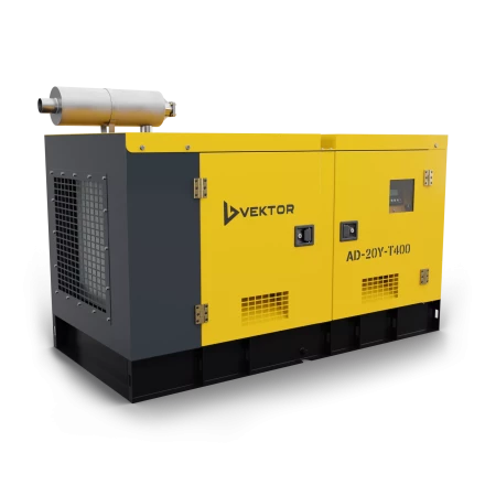 Дизельный генератор Vektor AD-20Y-T400 в шумозащитном кожухе купить в Урае