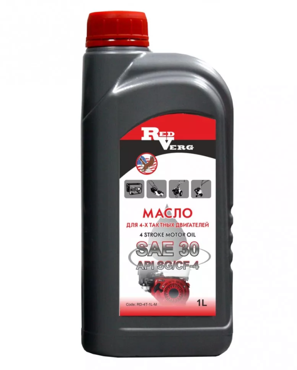 Масло RedVerg 4-такт SAE 30 (1л) минеральное купить в Урае