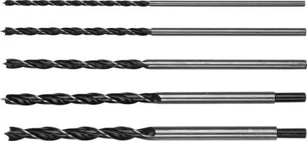 Набор сверл спиральных по дереву &quot;Maxdrill&quot;, 5шт, 6-8-10-12-14x300мм, STAYER 2943-300-H5 2943-300-H5 купить в Урае