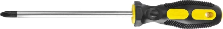 Отвертка STAYER &quot;MASTER&quot;, двухкомпонентная рукоятка, магнитный наконечник, PH3x150мм 2510-3-15_z01 купить в Урае