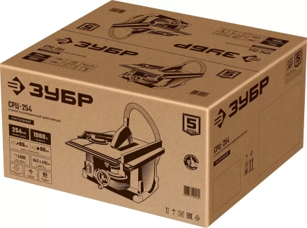 ЗУБР d 254 мм, 1900 Вт, настольный распиловочный станок (СРЦ-254) купить в Урае