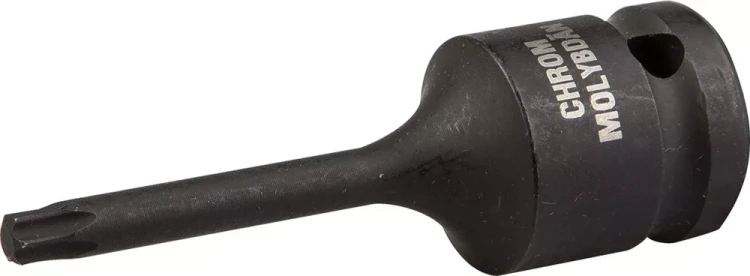 Торцовая головка KRAFTOOL "INDUSTRIE QUALITAT" ударная (1/2"), TORX, Cr-Mo, фосфатированная, T30 27952-30_z01 купить в Урае