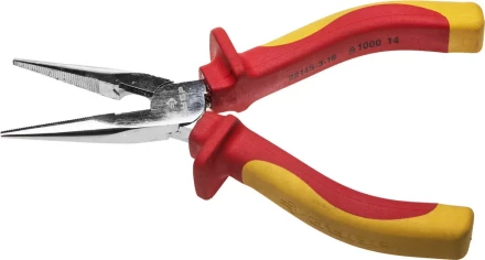 Тонкогубцы ЗУБР &quot;ПРОФЕССИОНАЛ&quot; &quot;ПРОФИЭЛЕКТРИК&quot;, диэлектрические, двухкомпонентная рукоятка, до ~1000В, 160мм 22145-3-16 купить в Урае