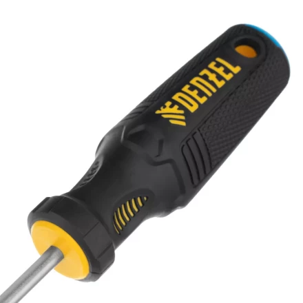 Отвертка SL5x150 мм, CrV, трехкомпонентная рукоятка Denzel 12197 купить в Урае