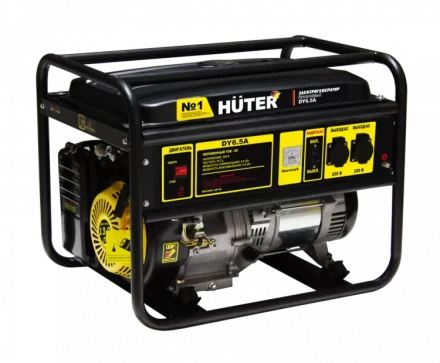 Электрогенератор бензиновый DY6.5A Huter 64/1/57 купить в Урае