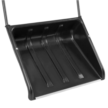 Движок для уборки снега пластиковый Сибртех, 570 х 470 х 1300 мм, стальная рукоятка, Россия, 615925 купить в Урае