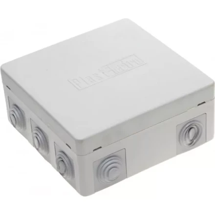 Коробка распределительная СВЕТОЗАР для наружного монтажа, макс. напряжение 400В, IP 54, 8 вводов, 125х125х50мм SV-54959 купить в Урае