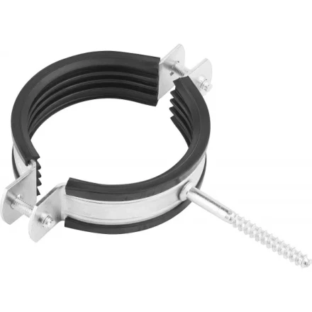 ЗУБР. Хомут трубный оцинкованный, с шурупом, 3&quot;, 1шт 37854-83-95-1 купить в Урае