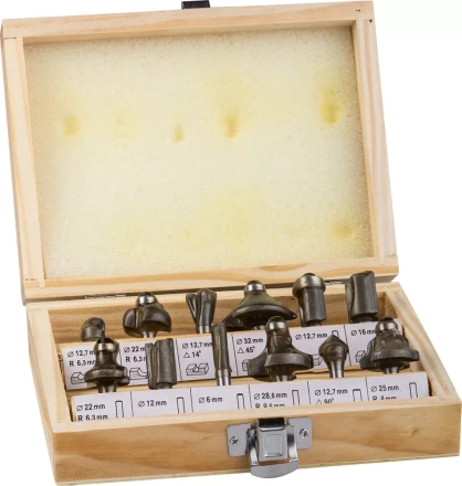 Набор STAYER Фрезы по дереву, 12шт 2992-H12 купить в Урае