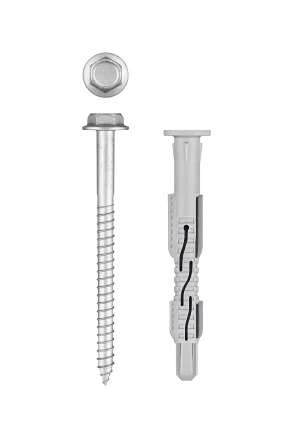 ЗУБР ФД-Ц 10x 100 мм, фасадный дюбель, нейлон/цинк, 50 шт (301455-100) купить в Урае
