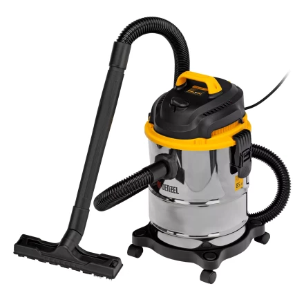Пылесос строительный Denzel 28201 SVC15, 1200 Вт, бак 15 л, шланг 2 м купить в Урае