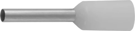 Наконечник СВЕТОЗАР штыревой, изолированный, для многожильного кабеля, белый, 0,75 мм2, 25шт 49400-07 купить в Урае