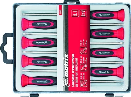 Набор отверток для точных работ универсальный, 8 шт., Crv Matrix 11588 купить в Урае